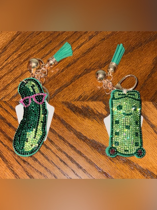 Accessories - Choice Blingy Pickle Bag Charm Keychain - NEW